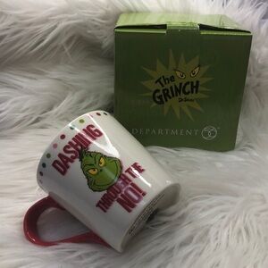 Dr Seuss Grinch mug “DASHING THROUGH THE NO” 2021